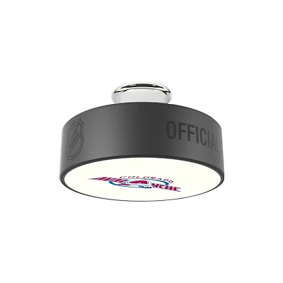 Colorado Avalanche Wordmark Logo Hockey Puck Light