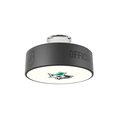 Dallas Stars Alternate Logo Hockey Puck Light