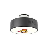 Ottawa Senators Retro Logo Hockey Puck Light