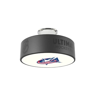 Columbus Blue Jackets Primary Logo Hockey Puck Light