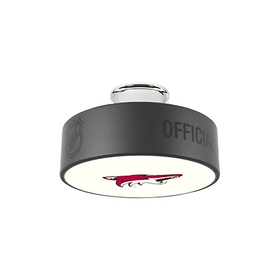 Arizona Coyotes Alternate Logo Hockey Puck Light