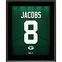 Josh Jacobs Green Bay Packers 10.5" x 13" Jersey Number Sublimated Player Plaque