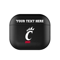 Keyscaper Black Cincinnati Bearcats Insignia Personalized AirPods 3rd Generation Case Cover