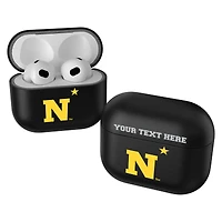 Keyscaper Black Navy Midshipmen Insignia Personalized AirPods 3rd Generation Case Cover
