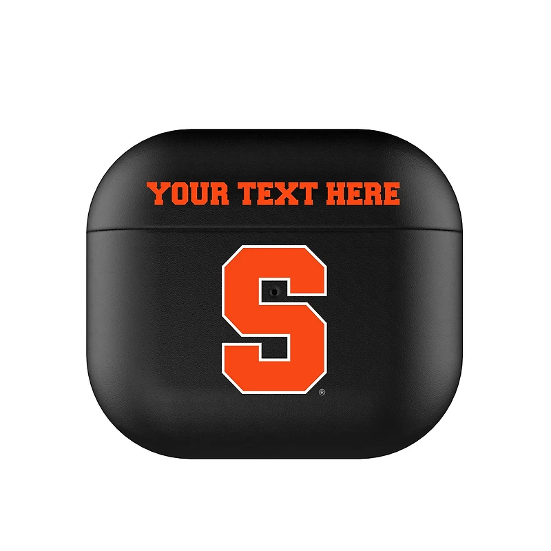 Keyscaper Black Syracuse Orange Insignia Personalized AirPods 3rd Generation Case Cover