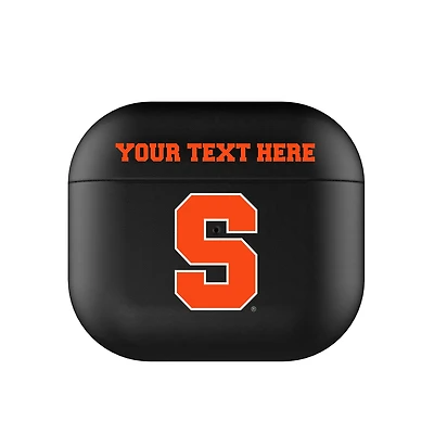 Keyscaper Black Syracuse Orange Insignia Personalized AirPods 3rd Generation Case Cover
