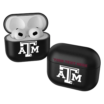 Keyscaper Black Texas A&M Aggies Insignia Personalized AirPods 3rd Generation Case Cover