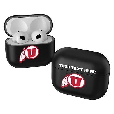 Keyscaper Black Utah Utes Insignia Personalized AirPods 3rd Generation Case Cover