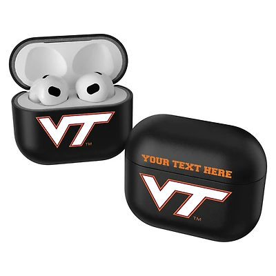 Keyscaper Black Virginia Tech Hokies Insignia Personalized AirPods 3rd Generation Case Cover