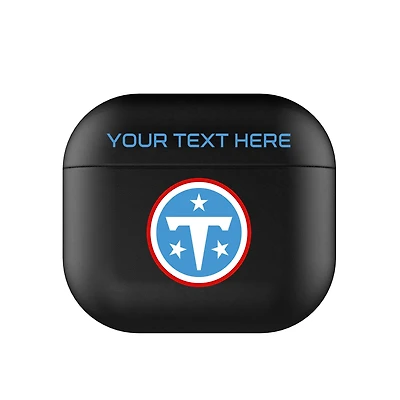 Keyscaper Black Tennessee Titans Insignia Personalized AirPods 3rd Generation Case Cover