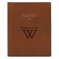 Fossil Brown Wellesley Blue Travel RFID Passport Case