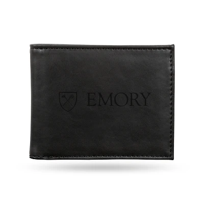 Black Emory Eagles Billfold Wallet