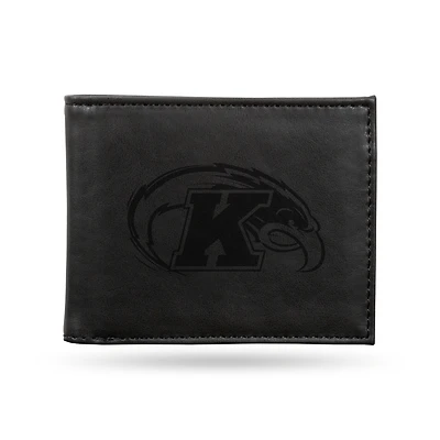Black Kent State Golden Flashes Billfold Wallet