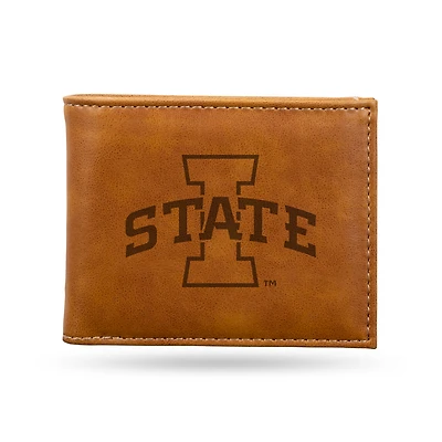 Brown Iowa State Cyclones Billfold Wallet