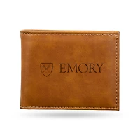 Brown Emory Eagles Billfold Wallet