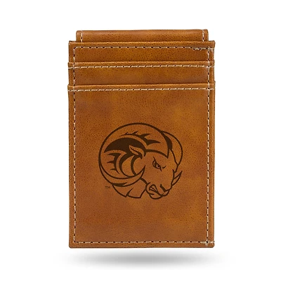 Brown Winston-Salem State Rams Front Pocket Wallet