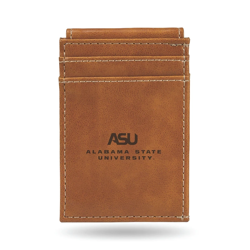 Brown Alabama State Hornets Front Pocket Wallet