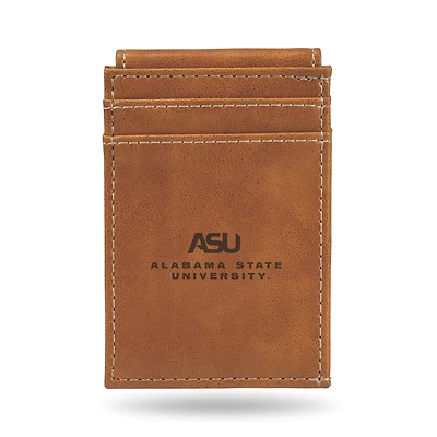 Brown Alabama State Hornets Front Pocket Wallet