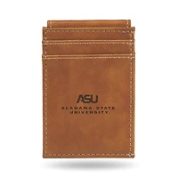 Brown Alabama State Hornets Front Pocket Wallet