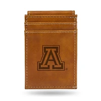 Brown Arizona Wildcats Front Pocket Wallet