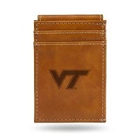 Brown Virginia Tech Hokies Front Pocket Wallet
