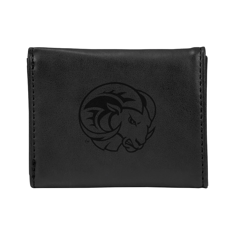 Black Winston-Salem State Rams Trifold Wallet