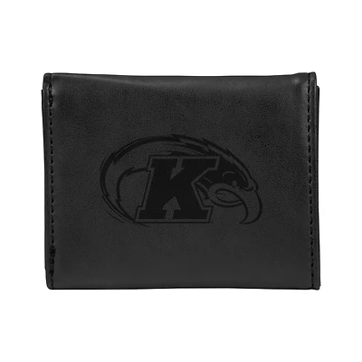 Black Kent State Golden Flashes Trifold Wallet