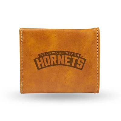 Brown Delaware State Hornets Trifold Wallet