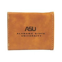 Brown Alabama State Hornets Trifold Wallet