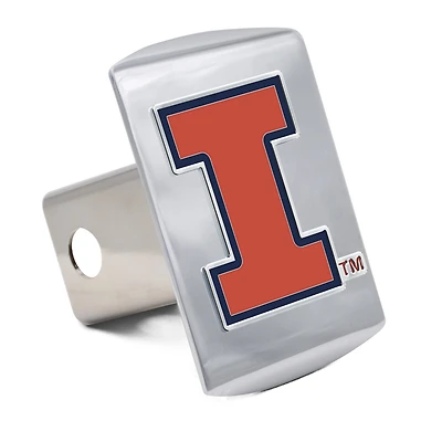 WinCraft Illinois Fighting Illini Premium Metal Hitch Cover
