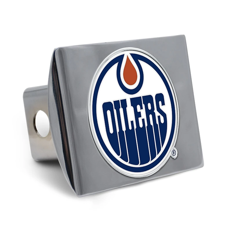 WinCraft Edmonton Oilers Premium Metal Hitch Cover