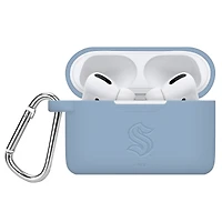 Powder Blue Seattle Kraken Debossed Silicone Airpods Pro Case Cover