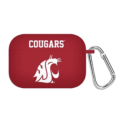 Crimson Washington State Cougars Silicone AirPods Pro Case Cover