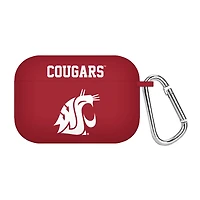 Crimson Washington State Cougars Silicone AirPods Pro Case Cover