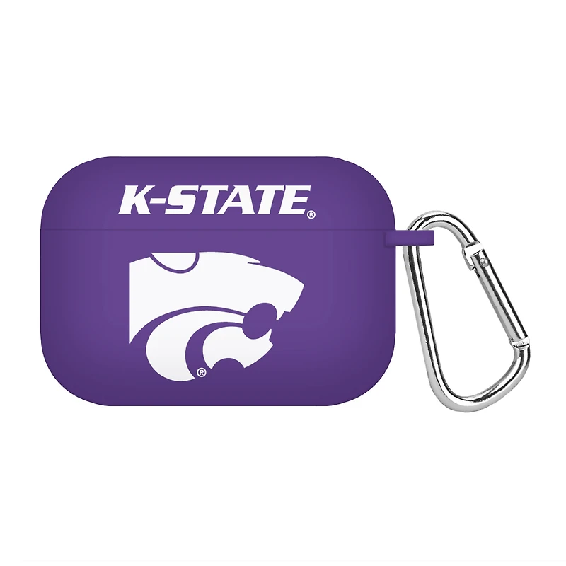 Purple Kansas State Wildcats Silicone AirPods Pro Case Cover