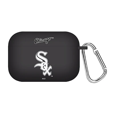 Black Chicago White Sox Silicone AirPods Pro Case Cover