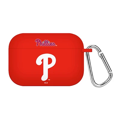 Red Philadelphia Phillies Silicone AirPods Pro Case Cover