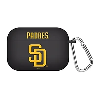 Black San Diego Padres Silicone AirPods Pro Case Cover