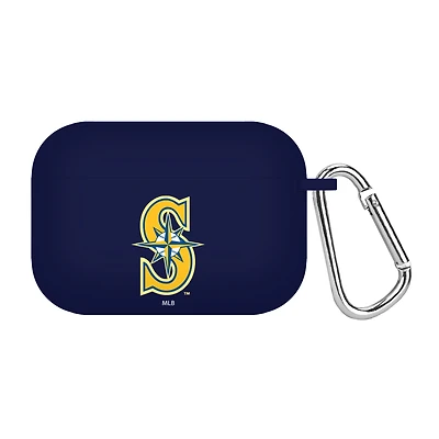 Navy Seattle Mariners Silicone AirPods Pro Case Cover