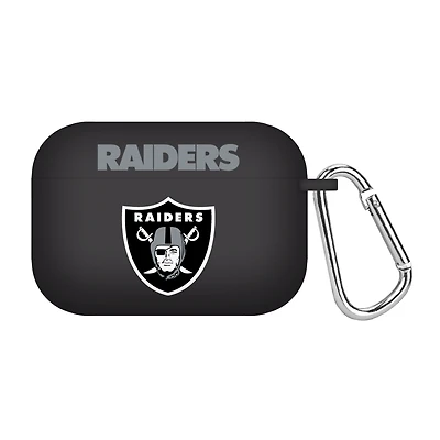 Black Las Vegas Raiders Silicone AirPods Pro Case Cover