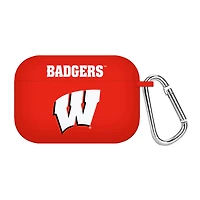 Red Wisconsin Badgers Silicone AirPods Pro Case Cover
