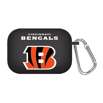 Black Cincinnati Bengals Silicone AirPods Pro Case Cover