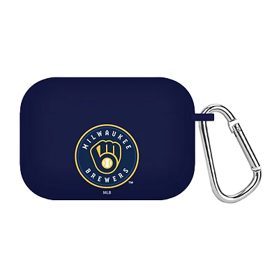 Navy Milwaukee Brewers Silicone AirPods Pro Case Cover