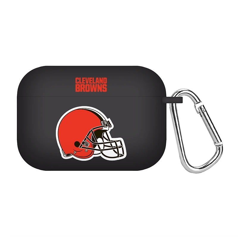 Black Cleveland Browns Silicone AirPods Pro Case Cover