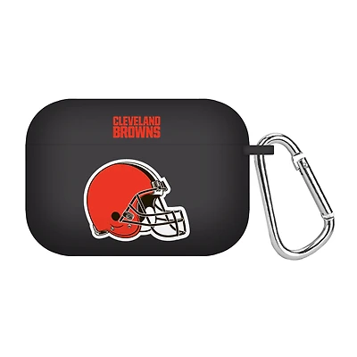 Black Cleveland Browns Silicone AirPods Pro Case Cover