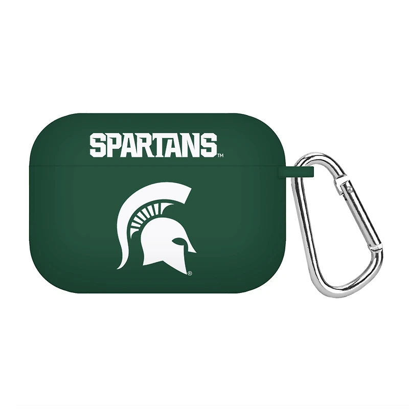 Green Michigan State Spartans Silicone AirPods Pro Case Cover