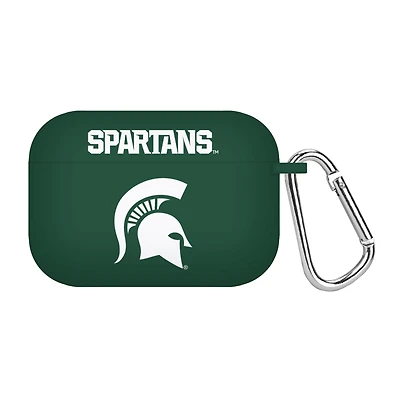 Green Michigan State Spartans Silicone AirPods Pro Case Cover