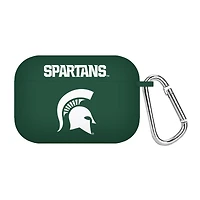 Green Michigan State Spartans Silicone AirPods Pro Case Cover