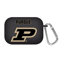 Black Purdue Boilermakers Silicone AirPods Pro Case Cover
