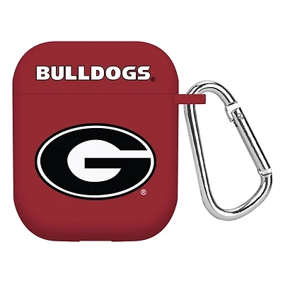 Crimson Georgia Bulldogs AirPods Case Cover